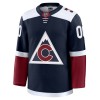 Mænd NHL Colorado Avalanche Trøje Tilpasset 2024-25 Fanatics Premium Navy Tredje